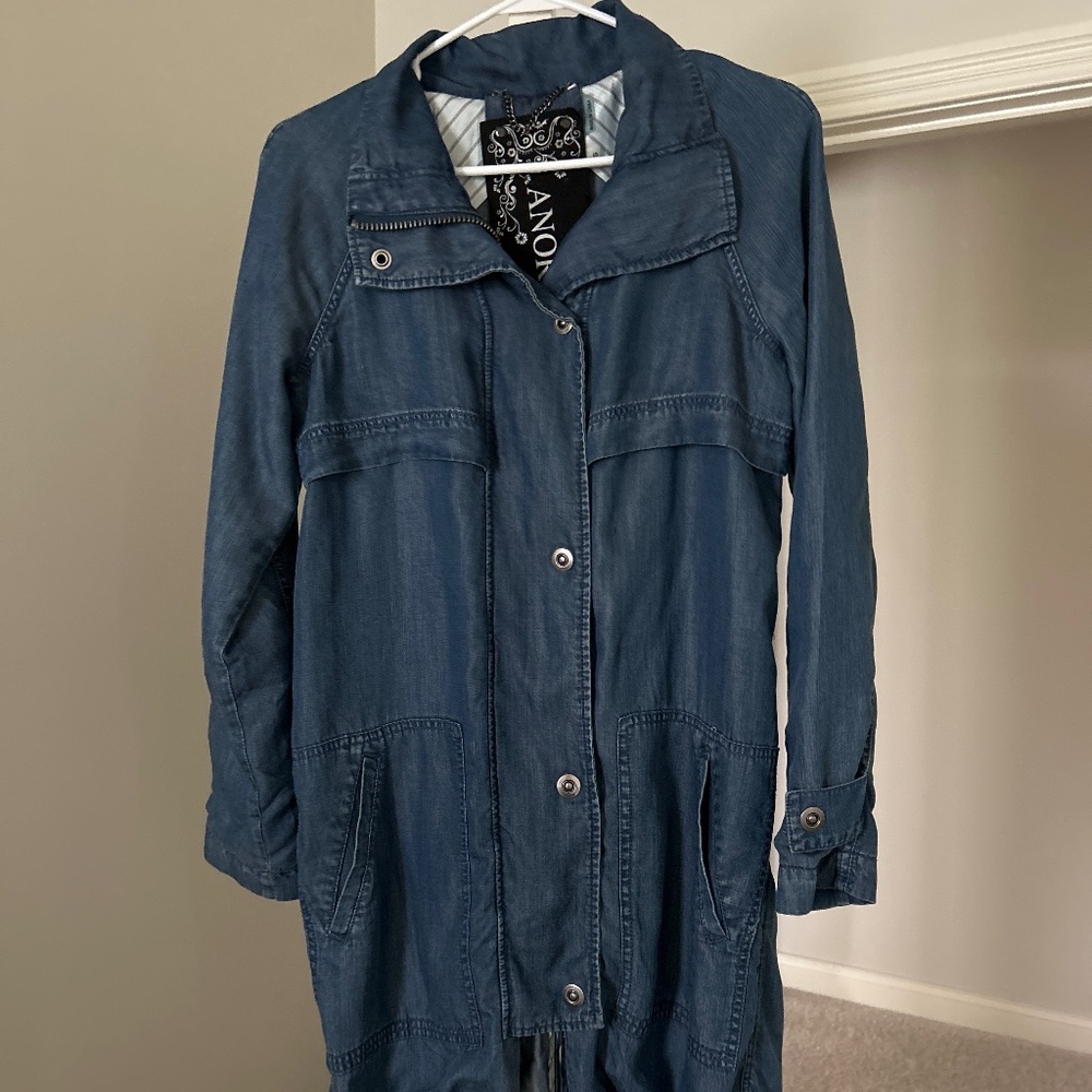 Anorak jean jacket